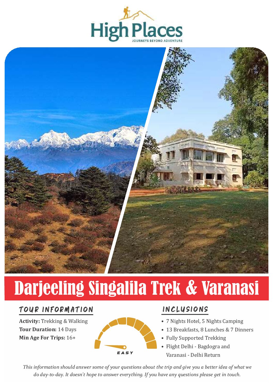 Darjeeling Singalila Trek & Varanasi